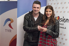 Cornel Ilie, de la Vunk, fiica lui Mădălin Voicu şi o fostă concurentă X Factor, prezentatorii Eurovision