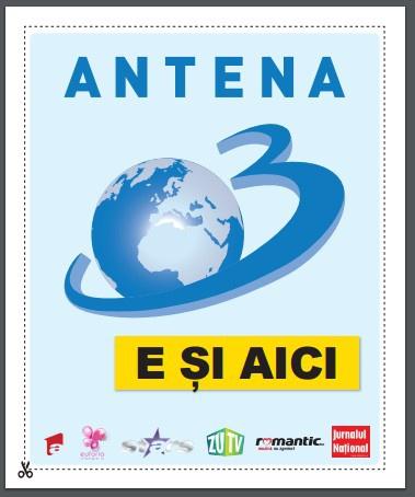 Cu Antena pe geam. Mihai Gâdea i-a rugat pe telespectatori să lipească în geam un poster cu mesajul "Antena 3 e şi aici"