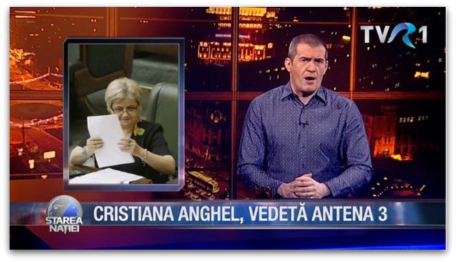 VIDEO. Senatoarea Cristiana Anghel s-a supărat pe Pătraru: a cerut declaraţia de avere a jurnalistului