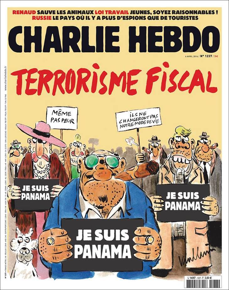 Charlie Hebdo: „Terorism fiscal – Je suis Panama”