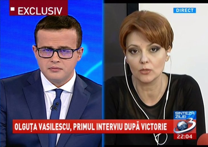 ABORDARE. Olguţa Vasilescu, prezentată ca o "victorioasă" la Antena 3