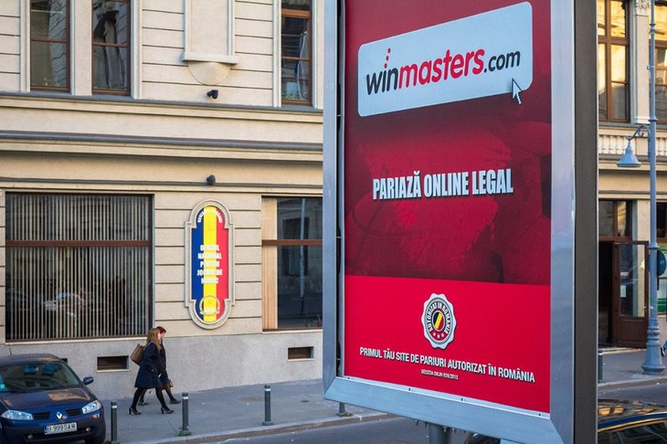 Winmasters, site de pariuri controlat de familia deputatului Sebastian Ghiţă, este un jucător activ pe zona de promovare - Sursa foto: Foto: Sergiu Brega/Rise Project
