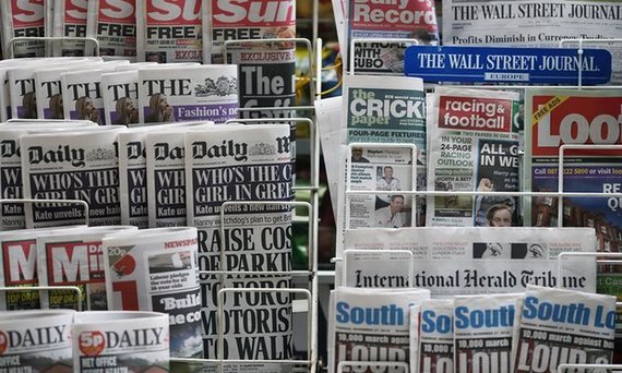 Presa în UK. Mici, dar plusuri. Times şi Financial Times, uşor în sus. Cât a vândut The Independent în ultima lună pe hârtie