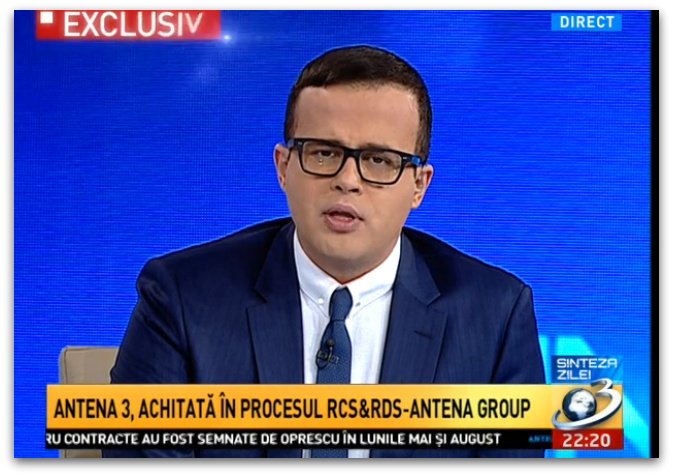 Mihai Gâdea, după ce Antena 3 a fost achitată: „toate entităţile media care au atacat Antena 3, dacă nu vor rectifica de îndată, îi vom acţiona în judecată”