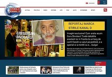 Kanal D a lansat site-ul stirilekanald.ro