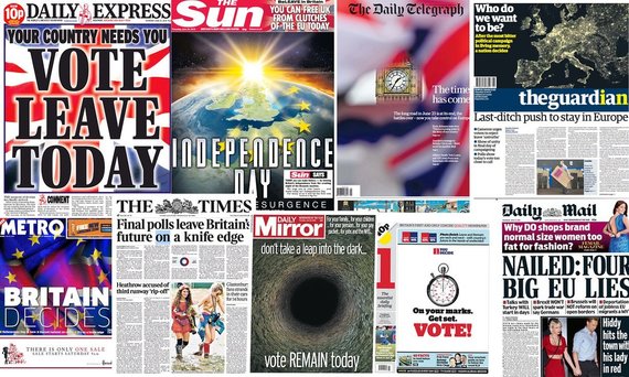 Cum se vede Brexit în presa britanică: Independence day, The time has come, Day of truth