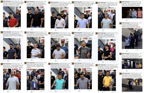 Noi efecte ale puciului eşuat: 17 jurnalişti turci, acuzaţi că fac parte dintr-o grupare teroristă