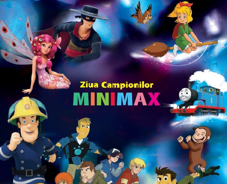 Caravana Minimax se plimbă prin România cu Zorro, Curiosul George şi Pompierul Sam. În ce oraşe se va opri