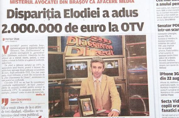 MEMORIA EVZ. Câte milioane a făcut cu Elodia Dan Diaconescu. Startul "otevizării"
