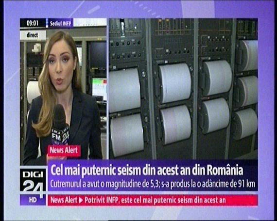 Efecte după cutremur. Reporterii Digi 24, anunţaţi că vor face şi ture de noapte