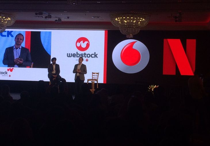 Ravinder Takkar, CEO Vodafone Romania, si Chris Whiteley, VP Business Development, EMEA at Netflix