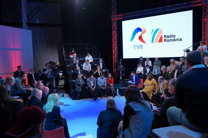 Dezbaterea pe tema eliminării taxei TV de la TVR, difuzată sâmbătă la TVR 1