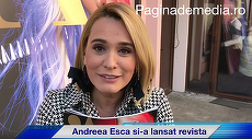 VIDEO. Andreea Esca: primul număr Alistmagazine, 50 de pagini de reclamă. Revista va apărea periodic