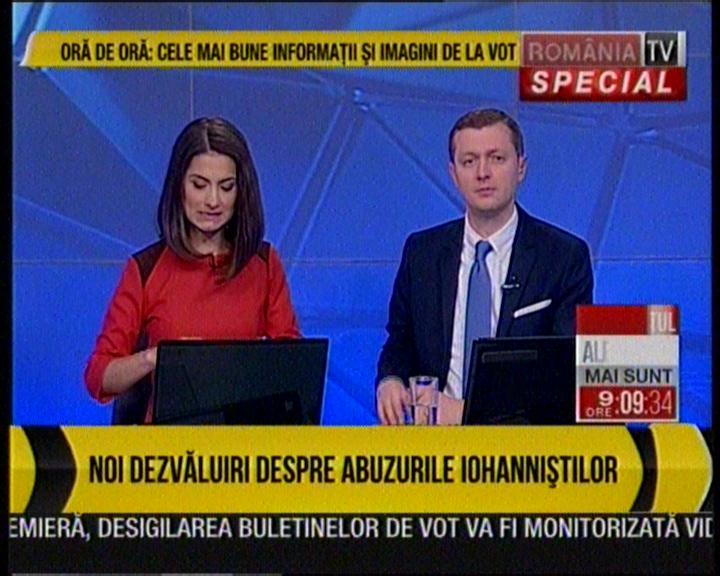 REŢETĂ ÎN OGLINDĂ. Preşedintele Iohannis, tocat de România TV la fel ca în ziua alegerilor locale. Aceleaşi teme acum, ca şi în vară