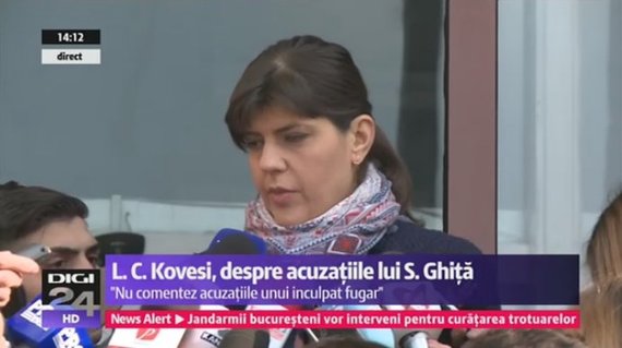 FOTO. Laura Codruţa Kovesi, despre acuzaţiile lui Ghiţă: Am sesizat CNA pentru 12 emisiuni
