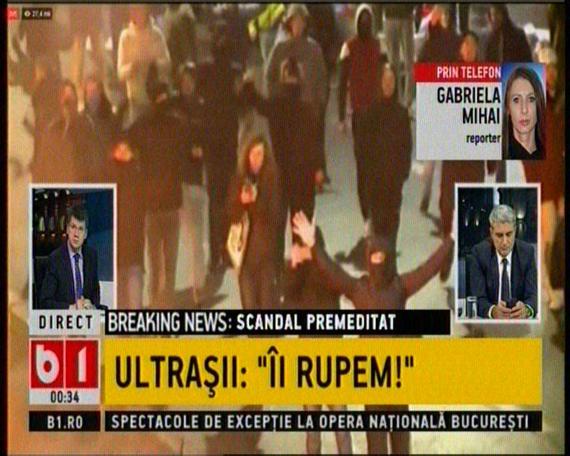 22.40. Incidentele din piaţa Victoriei, pe posturile de ştiri