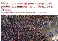 Capital.ro, scuze publice după o ştire despre „multinaţionalele” care îşi pun angajaţii să protesteze