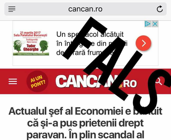 Cancan.ro a scos de pe site un articol despre ministrul economiei. Ce spun oficialul şi redacţia în cauză