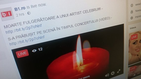 FAKE LIVE, noul trick de click bait la Antena 3, Observator şi B1 TV: live-uri cu poze în buclă, reluate ore întregi