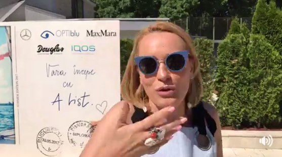VIDEO. Andreea Esca a lansat al treilea număr al revistei A List Magazine