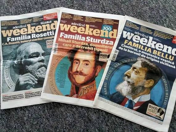 DIN CULISE. Cum faci istoria subiect de prima pagină? Povestea poveştii Marilor Boieri, spusă de ziariştii care o scriu în Adevărul Weekend