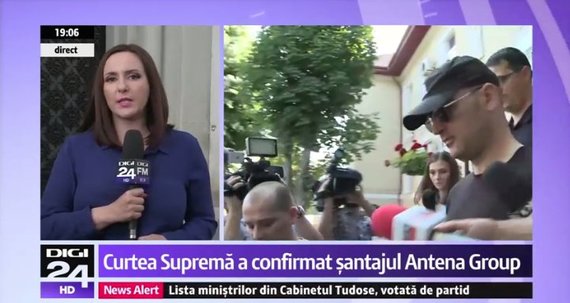Cum s-a văzut condamnarea managerului Antena Group? Am urmărit abordările televiziunilor de ştiri după ce s-au anunţat condamnările din dosarul de şantaj Antene - RCS.