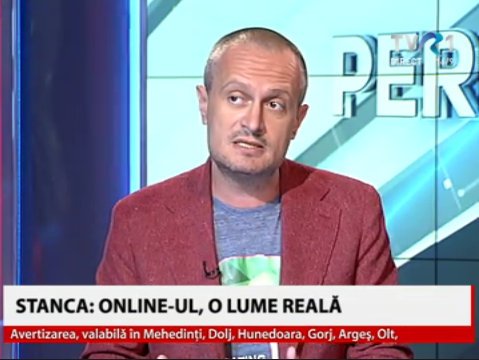 Dragoş Stanca, despre limbajul extremist de pe Facebook: “Dacă eu scriu pe gardul Televiziunii Romane un mesaj extremist, e vina TVR că are acel gard?”
