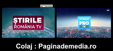 VIDEO. Ştirile RoTV. România TV, generic în oglindă cu Ştirile Pro TV