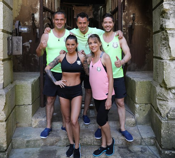 Primii concurenţi Fort Boyard: Deea Ibacka, Jorge şi Ionuţ Iftimoaie, printre ei