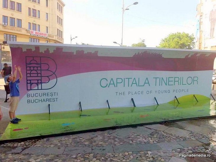 Noul logo al Bucureştiului a apărut deja pe străzile Capitalei