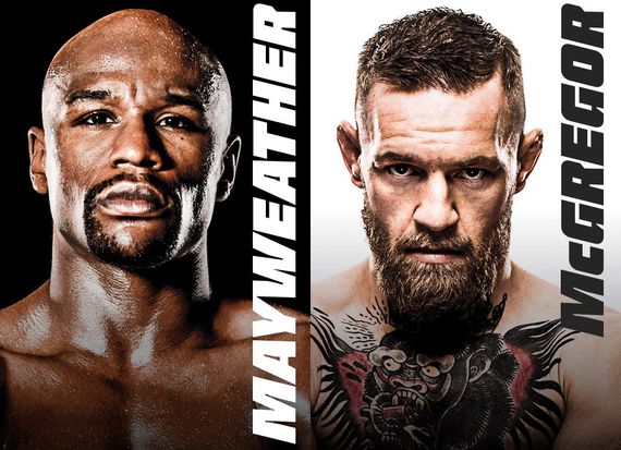 Meciul de box dintre Mayweather şi McGregor, difuzat de Pro TV, în weekend