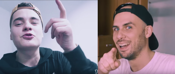 INEDIT. Vloggerul Şelly, schimb de roluri cu hip-hop-erul Deliric într-o campanie Telekom. Şi-au schimbat şi conturile de Facebook.