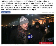 Cancan, din nou atac la Tudor Chirilă. Şi la Pro TV: artistul "a cerut răsturnarea unui Guvern votat legal"