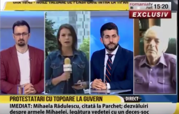 DREPT LA REPLICĂ. România TV explică abordare cu ”furci şi topoare”. Explicaţia postului