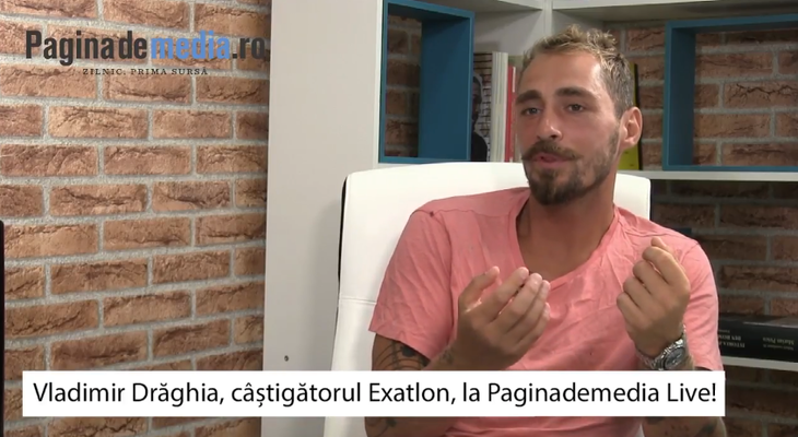 Vladimir Drăghia: Am regretat o perioadă participarea la Burlacul. De ce crede că a avut succes Exatlon?
