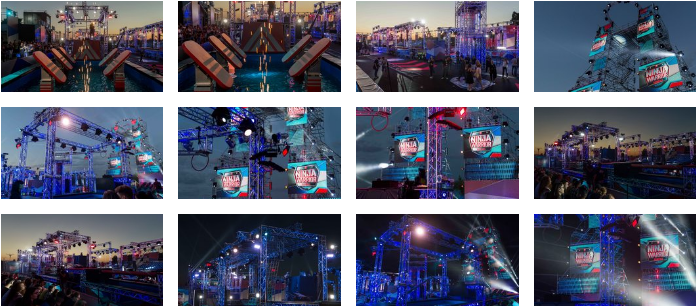FOTO. Cum arată platourile Ninja Warrior. Primele imagini din culisele show-ului Pro TV. Punctul culminant: un turn de 24 de metri