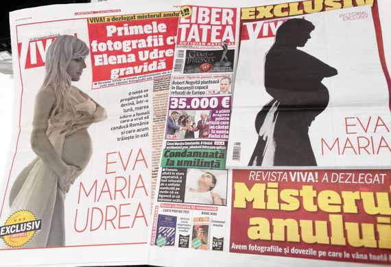 Pictorialul cu Udrea, promovat cu acelaşi text şi de Libertatea, ziarul unde Cătălin Tolontan e coordonator editorial