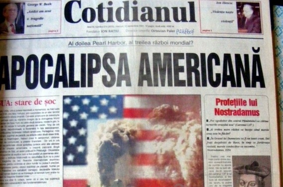 DIN ARHIVĂ. 17 ani de la atentatul terorist din Statele Unite. Cum s-a văzut tragedia în ziarele româneşti de atunci