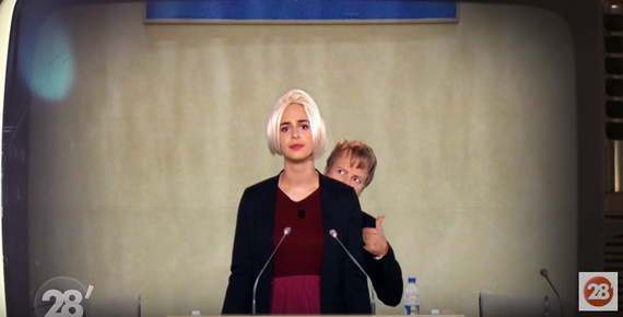 VIDEO. Viorica Dăncilă, ironizată drept marioneta lui Dragnea într-o emisiune de satiră la o televiziune franceză