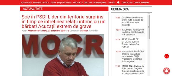 Derapaj. EVZ şi Capital au preluat atacuri homofobe la adresa unui parlamentar dintr-un titlu local