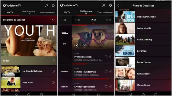 O nouă încercare: 4G TV s-a închis, s-a "născut" Vodafone TV. Ce idei a împrumutat de la Netflix noua aplicaţie a operatorului