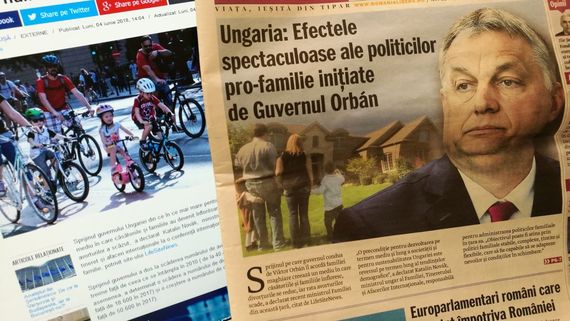 DERAPAJ peste derapaj. România liberă îl laudă pe premierul Ungariei: "Efectele spectaculoase ale politicilor pro-familie". Şi merge (iar) pe o conspiraţie în Colectiv