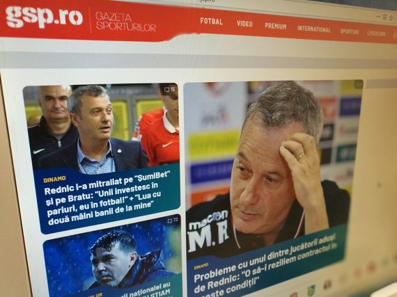PE SCURT. Faţă nouă pentru site-ul Gazetei Sporturilor