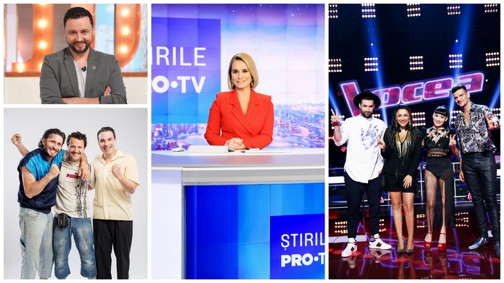 1 Decembrie cu numărul 23 pentru Pro TV. Vocea României, documentarul despre Regina Maria şi Ştirile Pro TV, printre emisiuni
