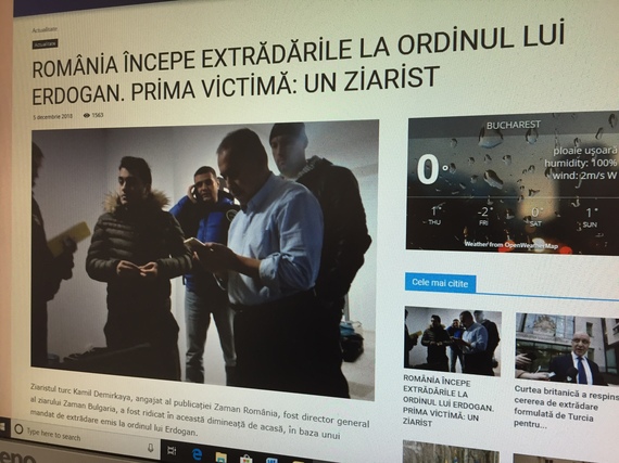 Mediafax: România va decide în legătura cu extrădarea unui jurnalist turc. Cererea ar fi venit de la Erdogan