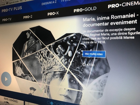 Documentarul „Maria, inima României”, lansat şi pe Pro TV Plus