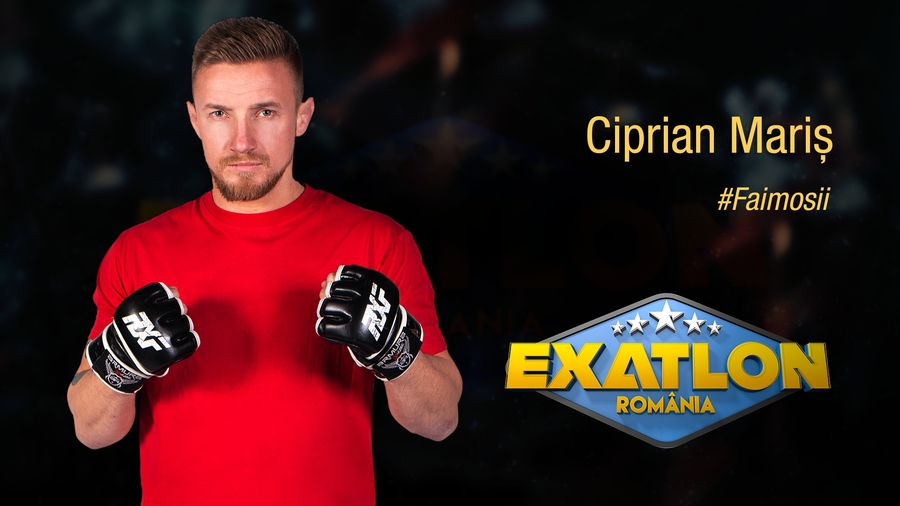 Ciprian Mariş are 27 de ani şi este multiplu campion mondial la Kempo. De asemenea, e campion RXF, la categoria 66 de kilograme.  