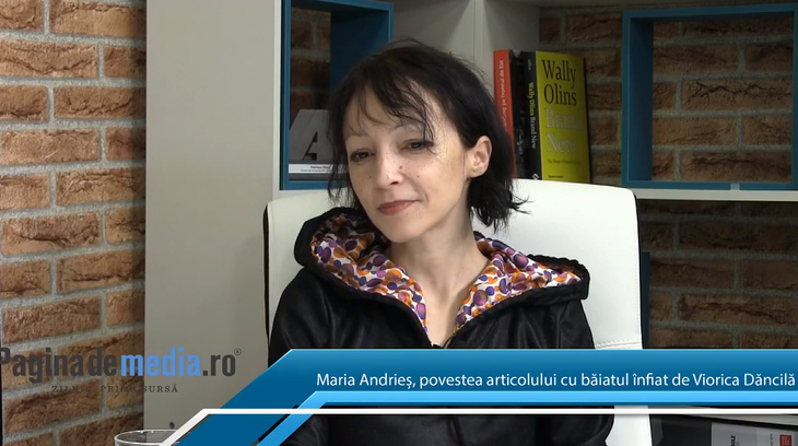 VIDEO. Maria Andrieş, la PaginademediaLIVE: „Nu m-am gândit că îi fac un serviciu sau un deserviciu, ci că e în interesul cititorului să afle asta despre Viorica Dăncilă”