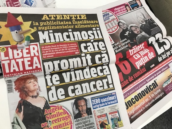 Libertatea, anchetă despre reclamele mincinoase la medicamente din propriul ziar