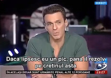 Răfuiala Mircea Badea - „motociclistul” Teodor Emi. Cum a început totul. Badea: „Eu tot o să rezolv un handicapat mintal din ăsta de o să intru la pârnaie 10 ani”